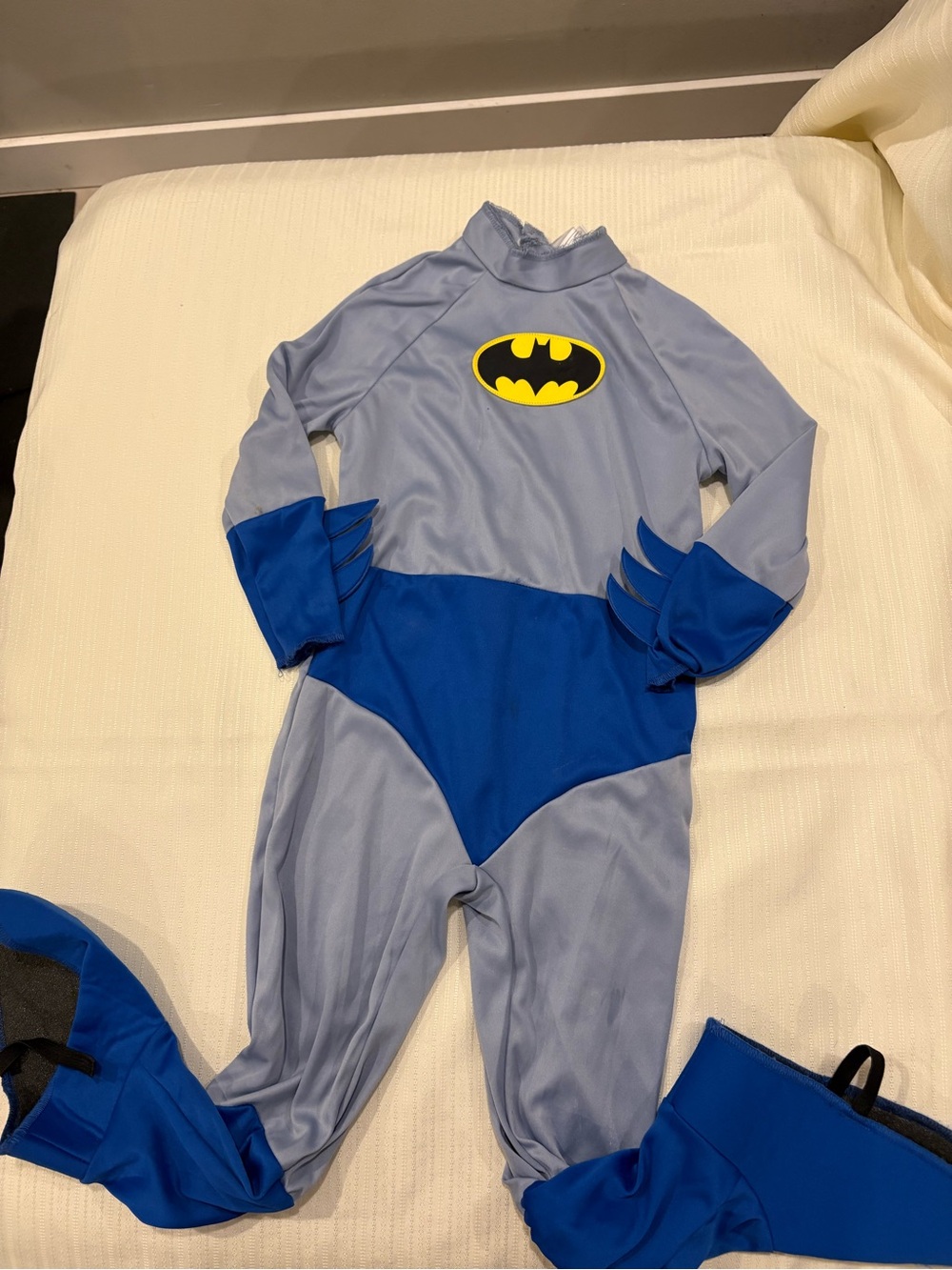 Batman Blue and Yellow Kids Superhero Costume